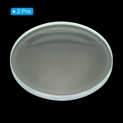 PATIKIL 12" (300mm) Focal Length Double Concave Lens, 75mm Diameter 6mm Height Glass Optically Polished Round Edges Lens for Physics Experiment, Clear in Saudi Arabia