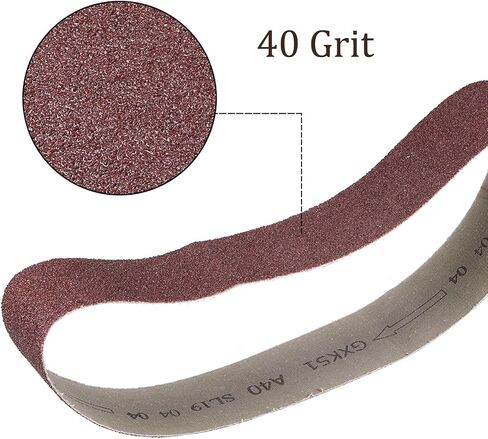 Kozelo 2pcs Sanding Belts - [ 2" x 27" 1000 Grit ] Sandpaper Belt Strip Sander Paper for Wood Paint Sanding Metal Polishing in Saudi Arabia