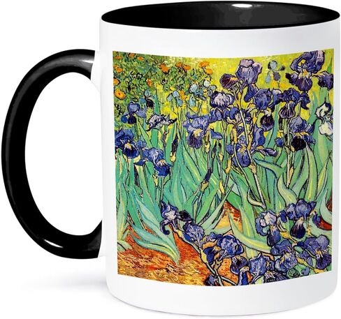 مج 3dRose Irises من فنسنت فان جوخ 1889 بوصة، عدد 1 (عبوة من 1)، أزرق in Kuwait