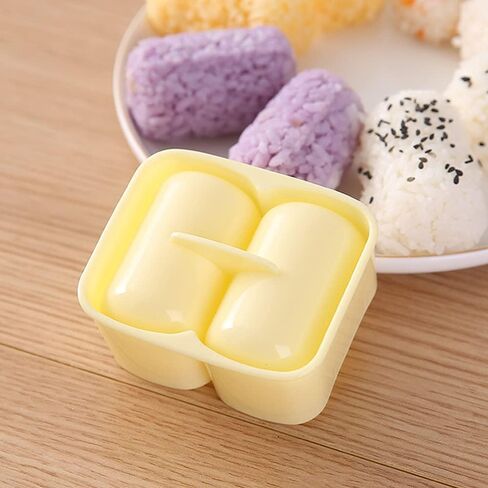3 Pack Onigiri Sushi Maker Mold, Non Stick Musubi Maker Press, Triangle Rice Ball Mold Sushi Makers (Large & Small) with 2 Pack Small Rice Paddles in Saudi Arabia