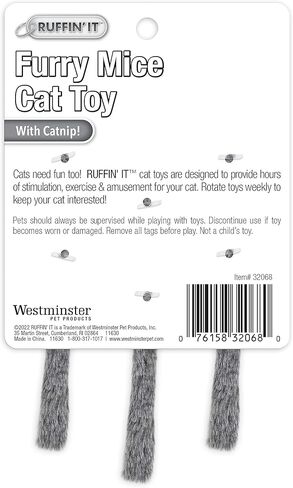 Westminster Pet Fur Mice 3/Pkg- in Kuwait