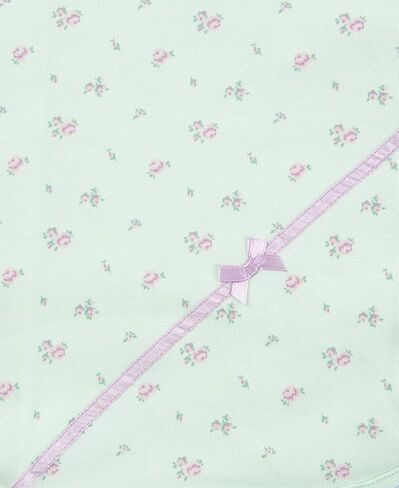 Little Me Baby-Girls Newborn Petite Rose Tag Along Blanket, Green Multi, One Size in Saudi Arabia