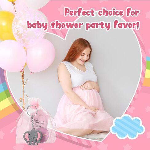 Inbagi 50 مجموعة استحمام الطفل العودة تفضل للضيوف الشاي الشموع العلامات المفاتيح شنطة هدايا استحمام الطفل تفضل للمعمودية حديثي الولادة in Kuwait