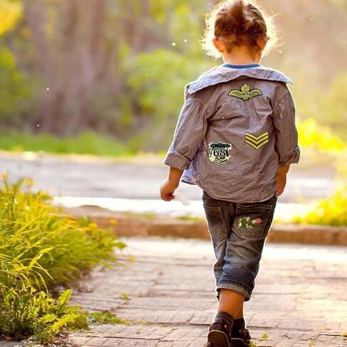 15 Pieces Camping Theme Iron On Patches, Iron On Patches for Clothing Jackets Backpacks Jeans, Each Embroidered Patch is Durable and Sticks for Pants Hats All Fabric in Kuwait