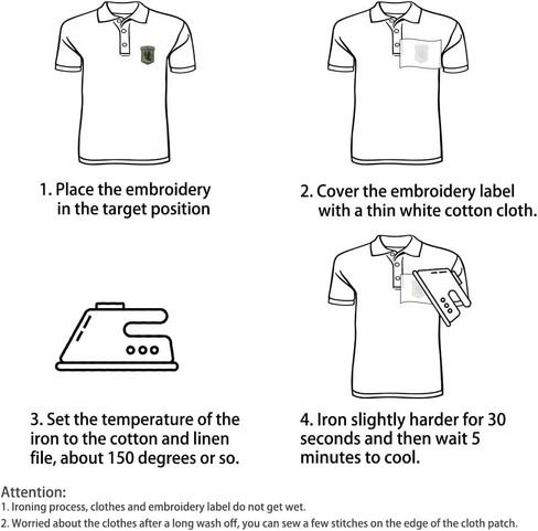 15 Pieces Camping Theme Iron On Patches, Iron On Patches for Clothing Jackets Backpacks Jeans, Each Embroidered Patch is Durable and Sticks for Pants Hats All Fabric in Kuwait