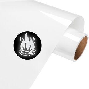 WRAPXPERT Reflective Vinyl Black Reflective Heat Transfer Vinyl Roll, 12''x5ft Reflective HTV for Most Cutter Machines,Black Reflective Iron on Vinyl for Craft Design