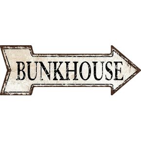 Mukuko Outhouse Arrow Tin Metal Sign مضحك مطعم حانة أو بار جدار ديكور 6 "× 18" in Kuwait