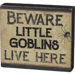 Primitives by Kathy Chunky Shelf Sitter, 4.75 x 8-Inch, Sweet Haunted Home