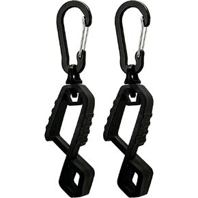 Glove Clip with Metal Carabiner, Glove Holder, Glove Keeper, Glove Hanger for Safety Work/Construction Worker