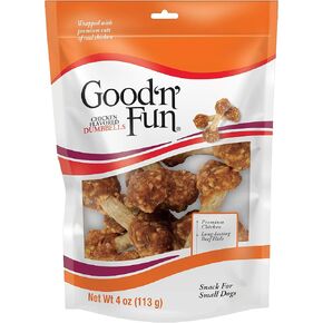Good ’n’ Fun Triple Flavor Double Pops with Chicken 5.5 Ounces, Gourmet Dog Snacks (3 Pack)