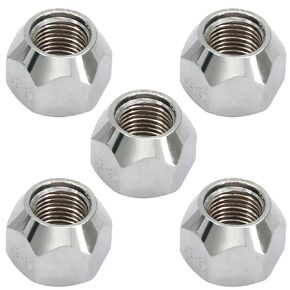 Hordion 10pcs 1/2-20 Inch Trailer Lug Nuts, 509 Tire Lugs Wheel Nut Open End Acorn Nut for 1/2" Wheel Lug Studs Trailer Camper RV Truck