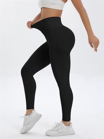 OUDOTA Workout Leggings for Women Tummy Control Seamless Scrunch Leggings High Waist Butt Lifting Gym Fitness Active Pants in Saudi Arabia