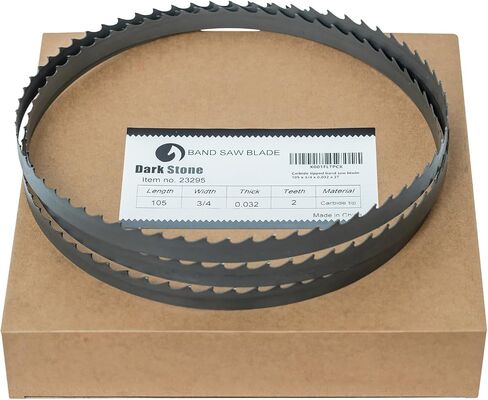 شفرة منشار بشريط من الكربيد DS23404 من Dark Stone مقاس 133 بوصة × 3/4 بوصة، 2 TPI لإعادة المنشار القوي in Kuwait