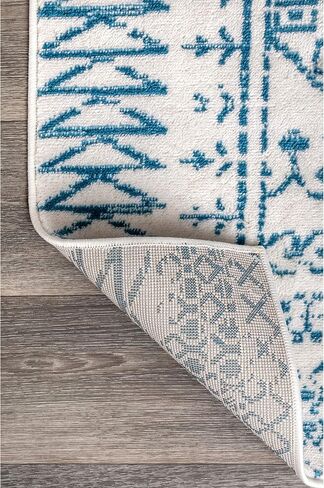 nuLOOM Transitional Moroccan Frances Area Rug, 5' x 8', Grey in Saudi Arabia