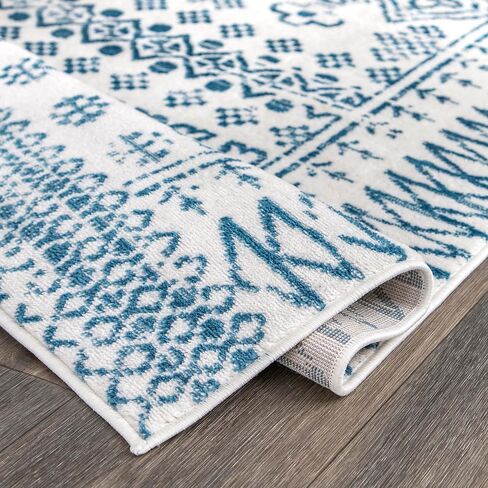 nuLOOM Transitional Moroccan Frances Area Rug, 5' x 8', Grey in Saudi Arabia