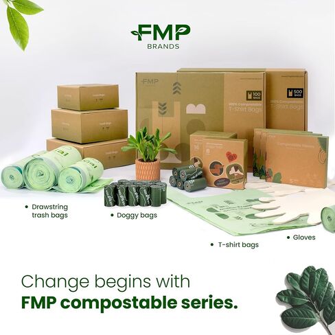 Fit Meal Prep 100/200 / 600/2000 Pack Compostable Food Prep Gloves Biodegradable Gloves, Cooking Gloves Food Safe Gloves in Saudi Arabia