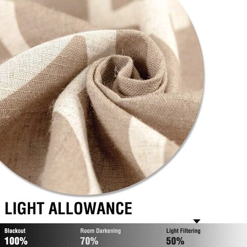 ستائر jinchan ستائر غرفة المعيشة من الكتان الأزرق، ستائر مطبوعة من البلاط المغربي، ستائر غرفة النوم، ستارة من الكتان المزخرف، شبكة شعرية لغرفة الطعام بطول 45 بوصة، لوحتان in Kuwait