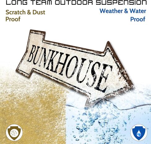 Mukuko Outhouse Arrow Tin Metal Sign مضحك مطعم حانة أو بار جدار ديكور 6 "× 18" in Kuwait