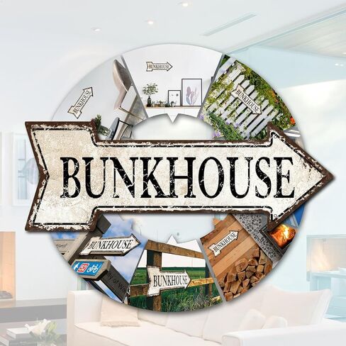 Mukuko Outhouse Arrow Tin Metal Sign مضحك مطعم حانة أو بار جدار ديكور 6 "× 18" in Kuwait