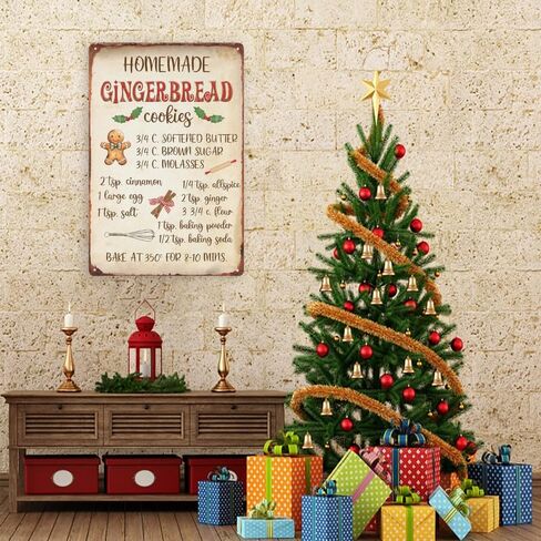 North Pole Reindeer Sleigh Rides Metal Tin Sign Vintage Christmas Sleigh Rides Sign Farmhouse Reindeer Christmas Wall Decor Sign 8x12 inch in Saudi Arabia