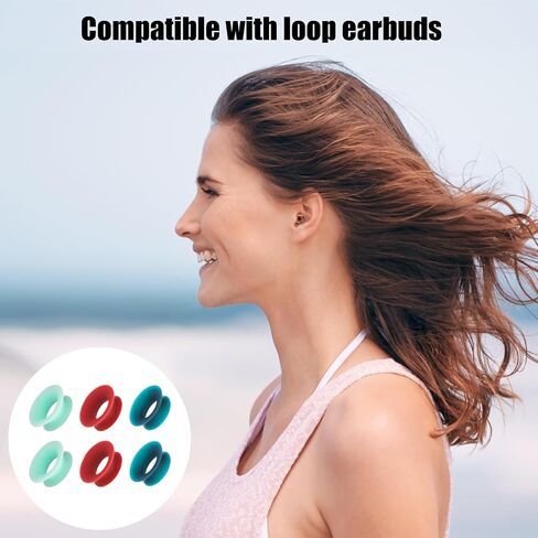 6pcs Earplugs Mute Style Pack, Quiet Ear Plugs Accessories for Extra 5 dB Noise Reduction Earplugs Quiet for Journey Home Office Library(6 colors) in Saudi Arabia