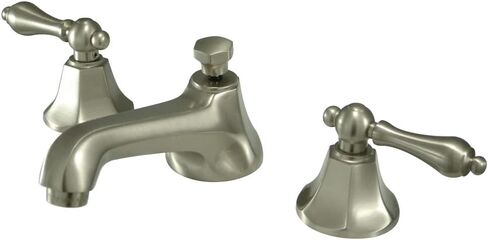 Kingston Brass KS4467AL 8 in. Widespread Bathroom Faucet, Brushed Brass in Saudi Arabia