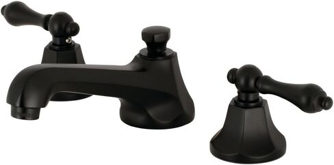 Kingston Brass KS4467AL 8 in. Widespread Bathroom Faucet, Brushed Brass in Saudi Arabia
