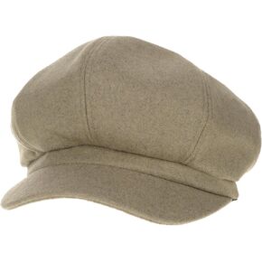 WITHMOONS Newsboy Hat Wool Felt Simple Ivy Cap SL3458