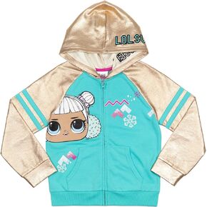 L.O.L. Surprise! Snow Angel French Terry Zip Up Hoodie Toddler to Big Kid