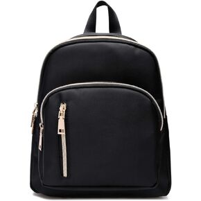 YANAIER Women Mini Backpack Purse Waterproof Nylon Fashion College Bag Daypack