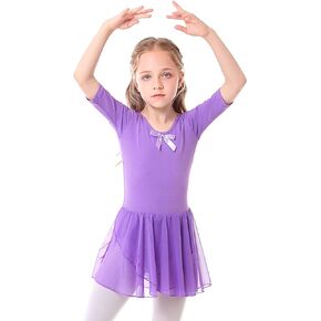 Ballet Leotards for Girls Toddler Dance Leotard Cotton Dance Costumes for 2-9 Years