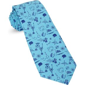 John William Premium Funny Ties For Men: Woven Conversational Mens Ties