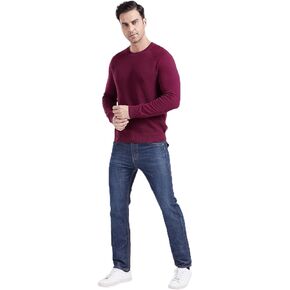 Gilboa Men's 100% Cotton Crewneck Pullover Sweater
