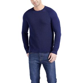 Gilboa Men's 100% Cotton Crewneck Pullover Sweater