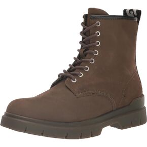 HUGO Men's Ryan Nubuck Leather Lace Up Boot Hiking Shoe