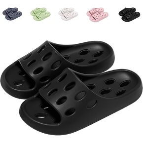 Shower Shoes for Women Men, Premium Quick Drying Shower Slippers Non-Slip Pool Beach Comfortable Lightweight House Slippers with Drain Holes