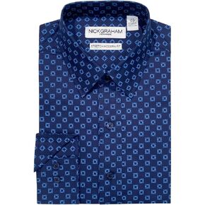 Nick Graham Men's Logo Medallion Dress Shirt