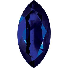 Sapphire Blue September Gemstone, BLUE, 7X3.5MM MARQUISE,