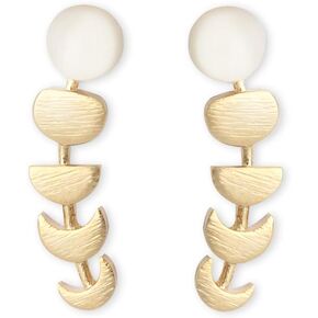 LAONATO Moon Phases Ear Climber Ear Jacket