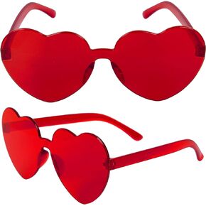 Windy City Novelties 12 Pack Heart Sunglasses