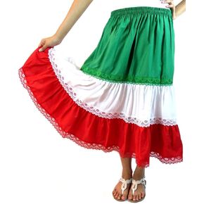 Leos Imports Mexican Skirt 3 Colors