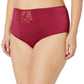 Elomi Women's Plus Size Cate Embroidered Full Coverage Brief