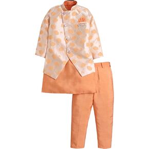 AHHAAAAA طقم ملابس تقليدية شيرواني كورتا وبيجامة للأولاد in Kuwait