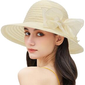 قبعات كنتاكي ديربي ذات حافة واسعة للسيدات، قبعة الأورجانزا لحفلات الزفاف والكنيسة، قبعة فاسيناتور in Kuwait