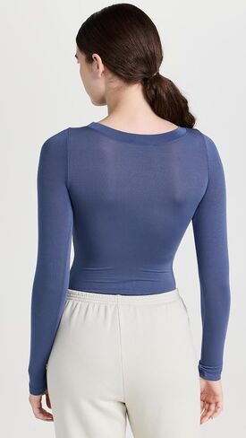 Stripe & Stare Women's Long Sleeved Bodysuit in Saudi Arabia