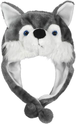 Animal Plush Hats Cute Funny Winter Beanies for Boys Girls Women Men Halloween Party Costume Cosplay Dress Up in Saudi Arabia