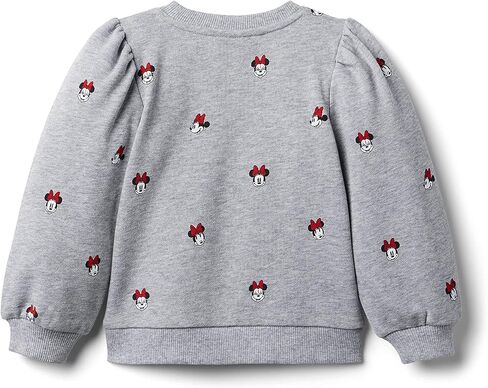Janie and Jack Girl's Minnie Mouse Sweatshirt (Toddler/Little Kids/Big Kids) in Saudi Arabia
