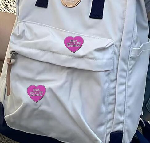 طقم بروش قلب وردي مكون من قطعتين للنساء والفتيات "أنت رفيق روحي" خطوط Bff أفضل صديق شارة دبوس دبابيس طية صدر السترة من المينا المضحكة دبابيس مطابقة للصداقة والأزواج هدايا عيد الميلاد in Kuwait