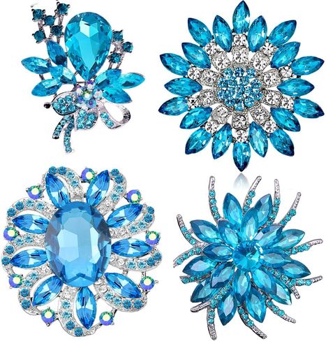 Ezing حجر الراين بروش ودبابيس النساء الرجال الأزياء والمجوهرات والاكسسوارات in Kuwait