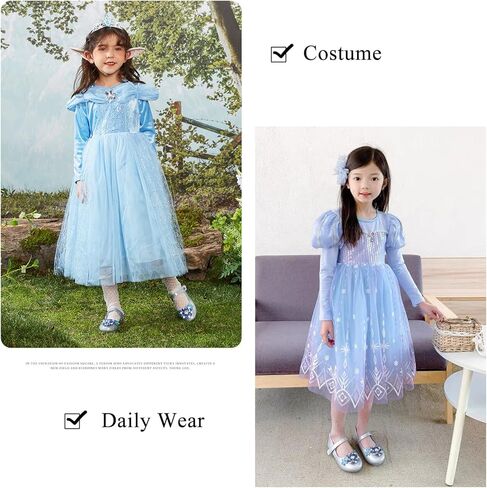 Stylein الفتيات طفل صغير/طفل كبير ماري جين راقصة الباليه أحذية مسطحة فستان أحذية فتاة باليه أحذية مسطحة حفلة مدرسة أحذية زفاف أزرق in Kuwait